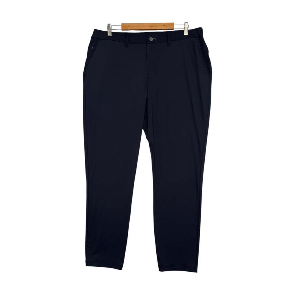 Public Rec Gamechanger Pants Mens 38x31 Black Performance Stretch Golf Travel